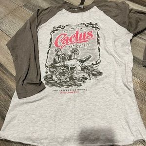 Quarter sleeve YNOT shirt.